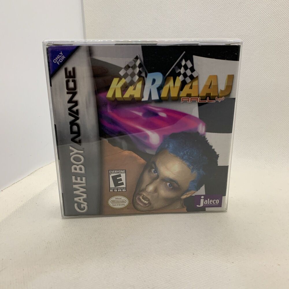 No Game: Karnaaj Rally GBA Game Boy Advance Complete  Manual & Case